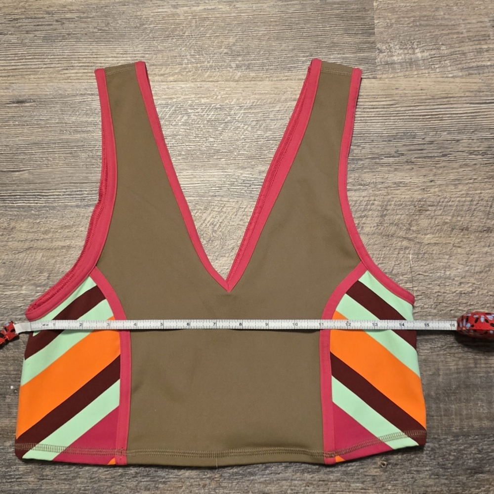 NWOT Free People Never Better Crop In Colorblock - Picture 10 of 11